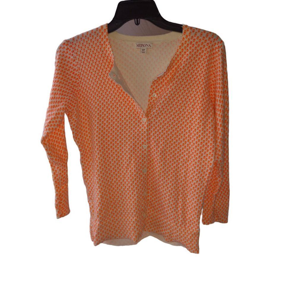 Merona button up cardigan lightweight small petite